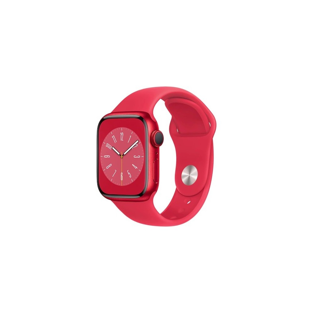 Apple Watch 8, GPS, Корпус RED Aluminium 41mm, RED Sport Band