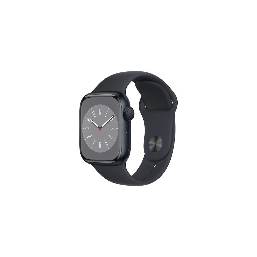 Apple Watch 8, GPS, Корпус Midnight Aluminium 41mm, Midnight Sport Band
