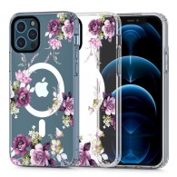 Калъф Tech-Protect MaGood Magsafe За iPhone 12 / 12 Pro, Spring Floral