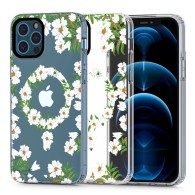 Калъф Tech-Protect MaGood Magsafe За iPhone 12 / 12 Pro, White Daisy
