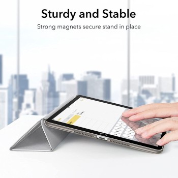 Калъф ESR ASCEND TRIFOLD за IPAD 10.2 2019/2020/2021, Silver grey