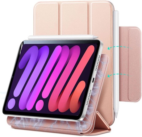 Калъф ESR REBOUND MAGNETIC за IPAD MINI 6 2021, Rose gold