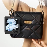 Калъф TECH-PROTECT iCon Ring за Samsung Z Flip 5, Black