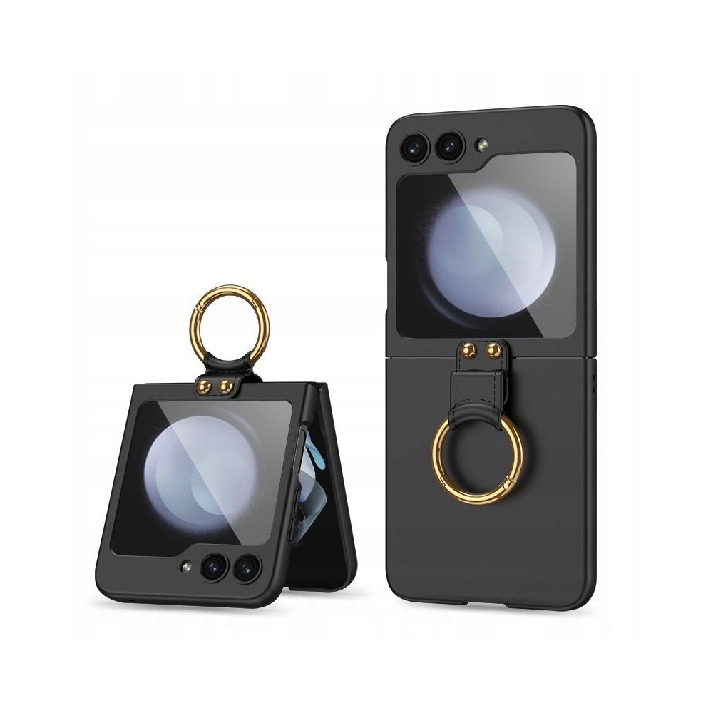 Калъф TECH-PROTECT iCon Ring за Samsung Z Flip 5, Black