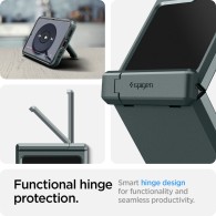 Калъф Spigen Tough Armor Pro за Samsung Galaxy Z Flip 5, Abyss Green