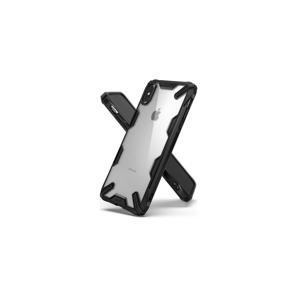 Удароустойчив хибриден кейс Ringke Fusion X за iPhone XS Max, Черен