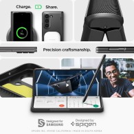 Калъф Spigen Slim Aarmor Pro за Samsung Galaxy Z Fold 5, Black