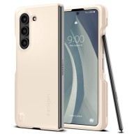 Калъф Spigen Thin Fit Pen за Samsung Galaxy Z Fold 5, Pearled Ivory