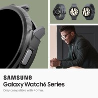 Калъф Spigen Liquid Air за Samsung Galaxy Watch 6, 40mm, Matte Black