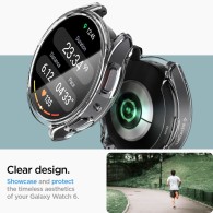 Калъф Spigen Ultra Hybrid за Samsung Galaxy Watch 6, 44mm, Crystal Clear