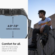Калъф Spigen Rugged Armor Pro за Samsung Galaxy Watch 6, 40mm, Matte Black