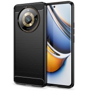 Калъф Tech-Protect TPUcarbon За Realme 11 Pro 5G / 11 Pro+ Plus 5G, Black