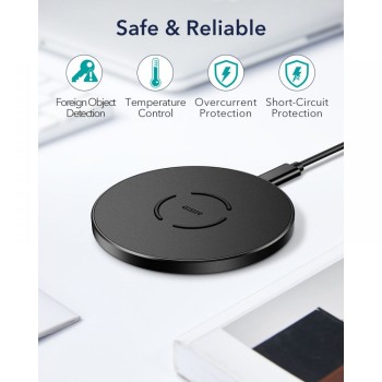 Зарядно ESR EFC002O WIRELESS CHARGER 15W, Черен