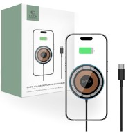 Безжично зарядно Tech-Protect QI15W-A30, Magnetic Wireless Magsafe, 15W, Черен