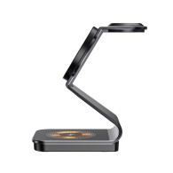 Безжично зарядно Tech-Protect QI15W-A29, 3in1, Magnetic Wireless Magsafe, 15W, Черен