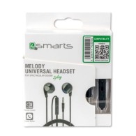Стерео слушали 4smarts In-Ear Stereo Headset Melody, Черен