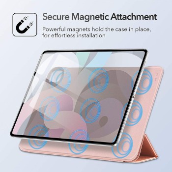 Калъф ESR REBOUND MAGNETIC за IPAD AIR 4 2020, Rose gold