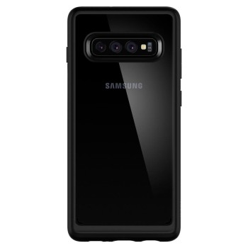 Spigen Ultra Hybrid хибриден кейс с най-висока степен на защита за Samsung Galaxy S10+ Plus, Matte Black