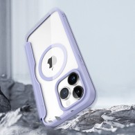 Калъф Dux Ducis Skin X Pro Magnetic Flip MagSafe за iPhone 15 Pro, Purple