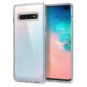 Spigen Ultra Hybrid хибриден кейс с най-висока степен на защита за Samsung  Galaxy S10+ Plus, Crystal Clear