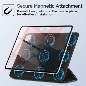 Калъф ESR REBOUND MAGNETIC за IPAD PRO 12.9 2018/2020, Черен