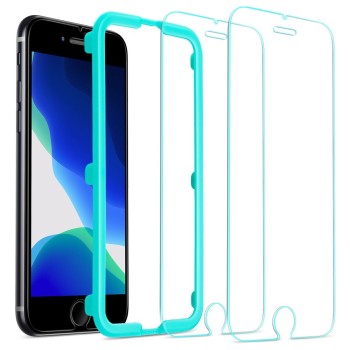 Стъклен протектор ESR SCREEN SHIELD 2-PACK за IPHONE 7/8/SE 2020, Прозрачен