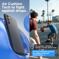 Калъф Spigen Liquid Air за Samsung Galaxy A34 5G, Matte Black