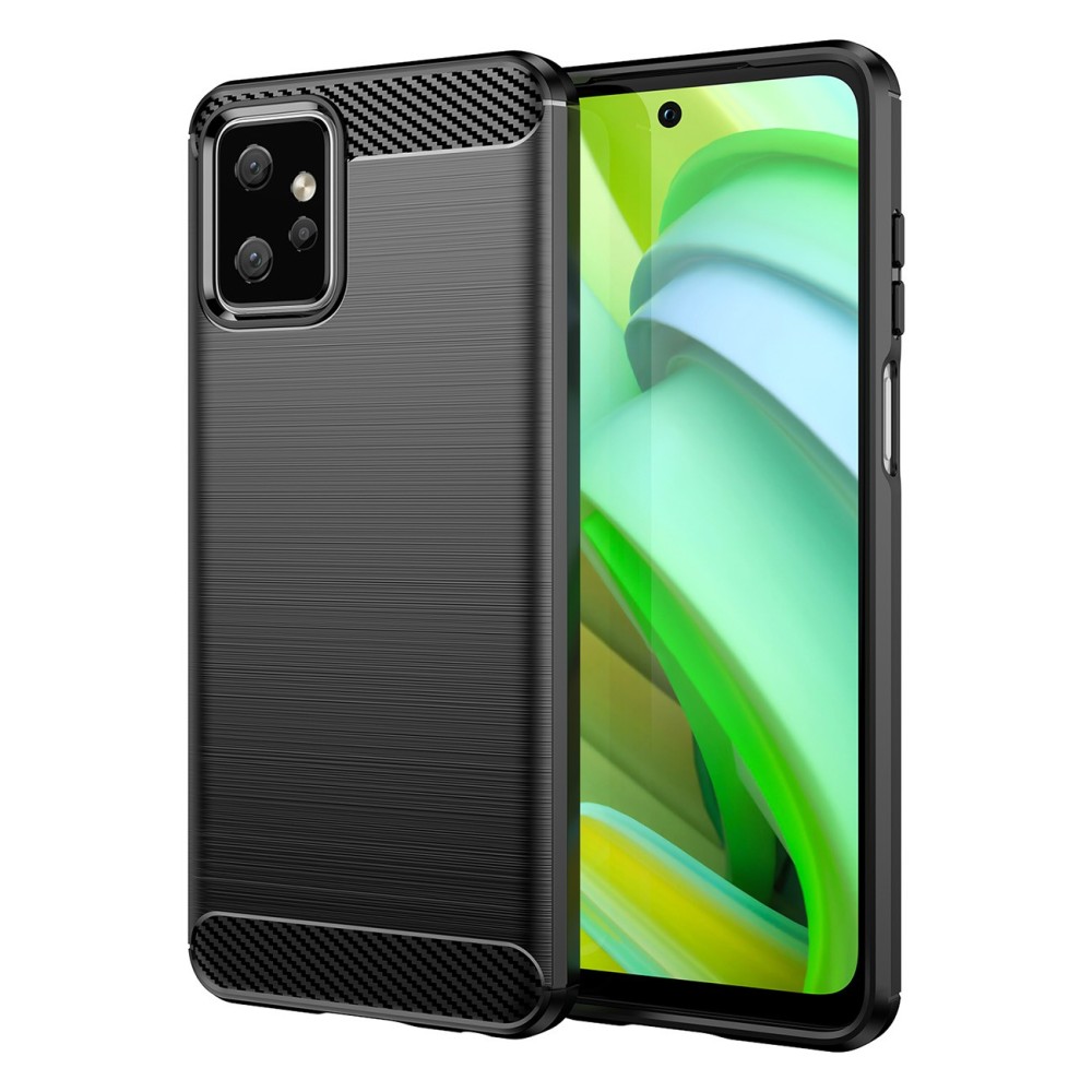 Калъф fixGuard FlexCarbon за Motorola Moto G Power 2023, Black
