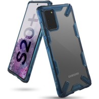 Удароустойчив хибриден кейс Ringke Fusion X за Samsung Galaxy S20 Plus, Син