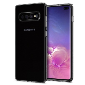 Spigen Liquid Crystal Samsung Galaxy S10+ Plus, Crystal Clear