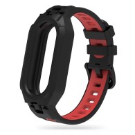 Каишка Tech-Protect Armour за Xiaomi Smart Band 8 / 8 NFC, Black Red