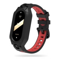 Каишка Tech-Protect Armour за Xiaomi Smart Band 8 / 8 NFC, Black Red