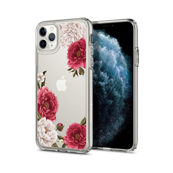 Spigen Ciel дизайнерски удароустойчив кейс за iPhone 11 Pro Max, Red Floral