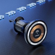 Безжично зарядно и стойка за кола Dudao F12 MAX, Magnetic Wireless Magsafe, 15W, Air Vent, Черен