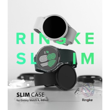 Калъф RINGKE SLIM 2-PACK за SAMSUNG GALAXY WATCH 4 44 MM, Прозрачен/ Черен