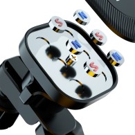 Стойка за Кола Dudao F6Pro Magnetic air vent, Универсален, Black