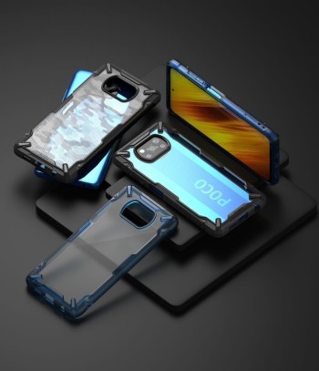 Калъф RINGKE FUSION X за XIAOMI POCO X3 PRO/X3 NFC, Space blue