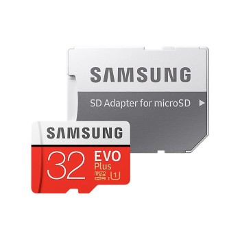 Карта памет Samsung 32GB MicroSDHC EVO Plus Class 10 Card + SD Адаптер