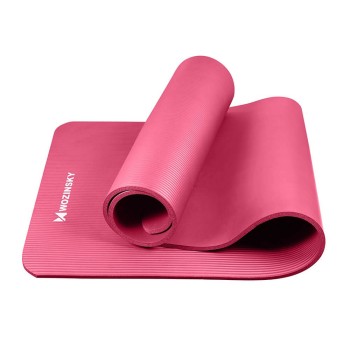 Wozinsky Gymnastic Non Slip Mat висококачественa постелка за йогa, Pink