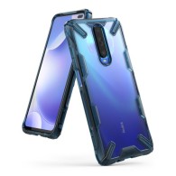 Удароустойчив хибриден кейс Ringke Fusion X за Xiaomi Redmi K30, Син