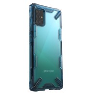Удароустойчив хибриден кейс Ringke Fusion X за Samsung Galaxy A51, Син