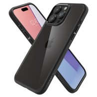 Калъф Spigen Ultra Hybrid за iPhone 15 Pro Max, Matte Black