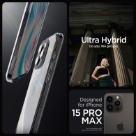 Калъф Spigen Ultra Hybrid за iPhone 15 Pro Max, Space Crystal
