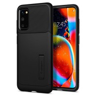 Spigen Slim Armor хибриден кейс с най-висока степен на защита за Samsung Galaxy S20, Black