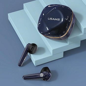 USAMS Слушалки Bluetooth 5.0 TWS SD series, Blue
