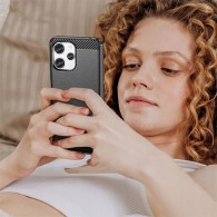 Калъф Tech-Protect TPUcarbon За Xiaomi Redmi 12, Black