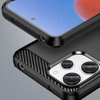 Калъф Tech-Protect TPUcarbon За Xiaomi Redmi 12, Black