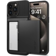 Калъф Spigen Slim Armor CS за iPhone 15 Pro Max, Black