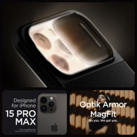 Калъф Spigen Optik Armor Mag Magsafe за iPhone 15 Pro Max, Black