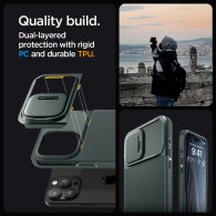 Калъф Spigen Optik Armor Mag Magsafe за iPhone 15 Pro Max, Abyss Green